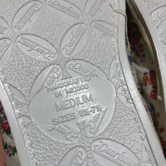 New Vintage Dearfoams slippers medium 6.5 7 7.5 70’s 80’s - Picture 5 of 6